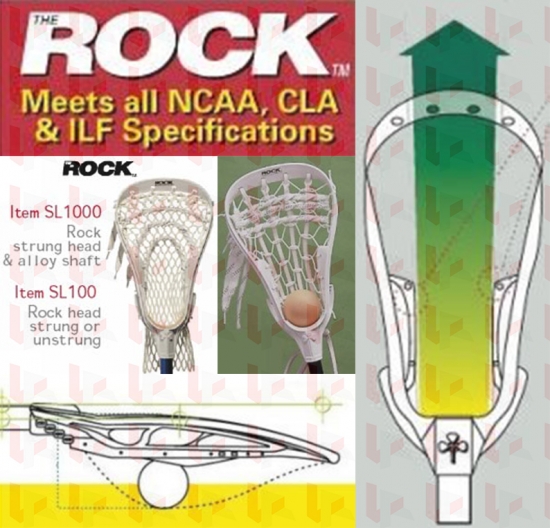 Shamrock &#039;The Rock&#039; Lacrosse Head